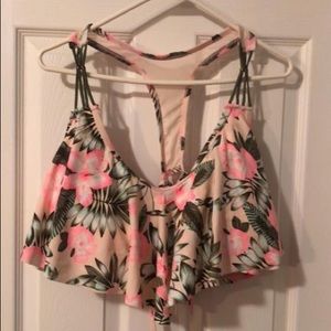 Time & Tru swim suit top